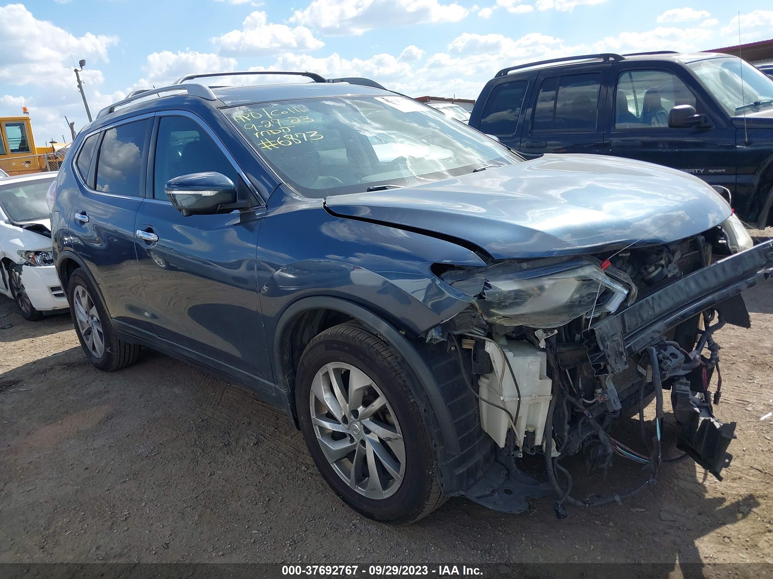 nissan rogue 2014 5n1at2mt1ec786873