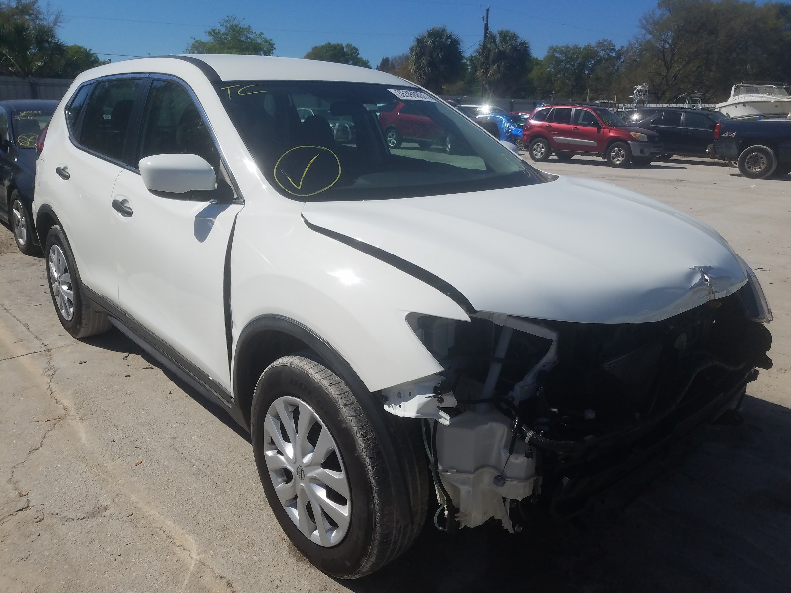 nissan rogue s/sl 2018 5n1at2mt1jc707793