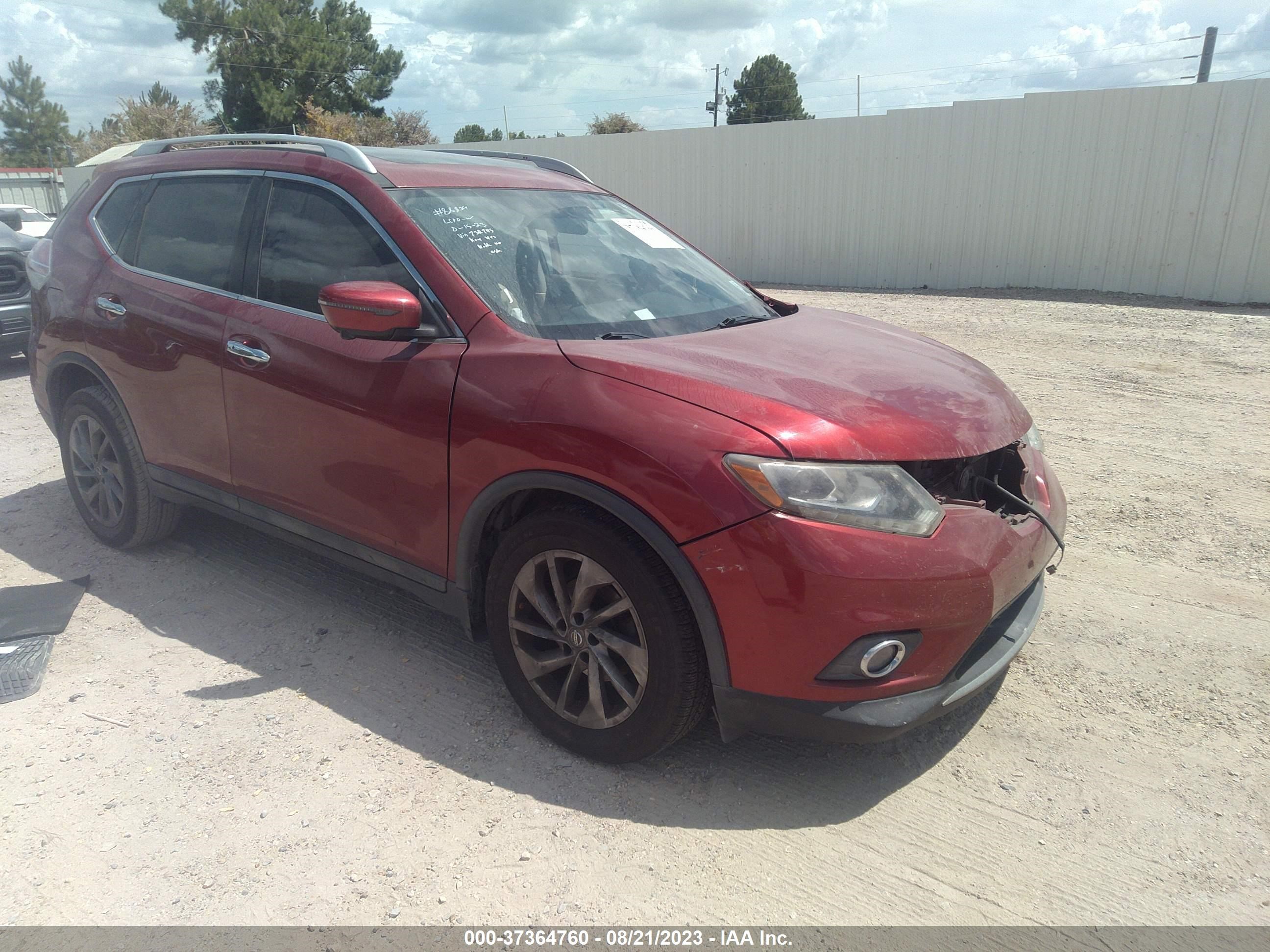 nissan rogue 2016 5n1at2mt4gc732745