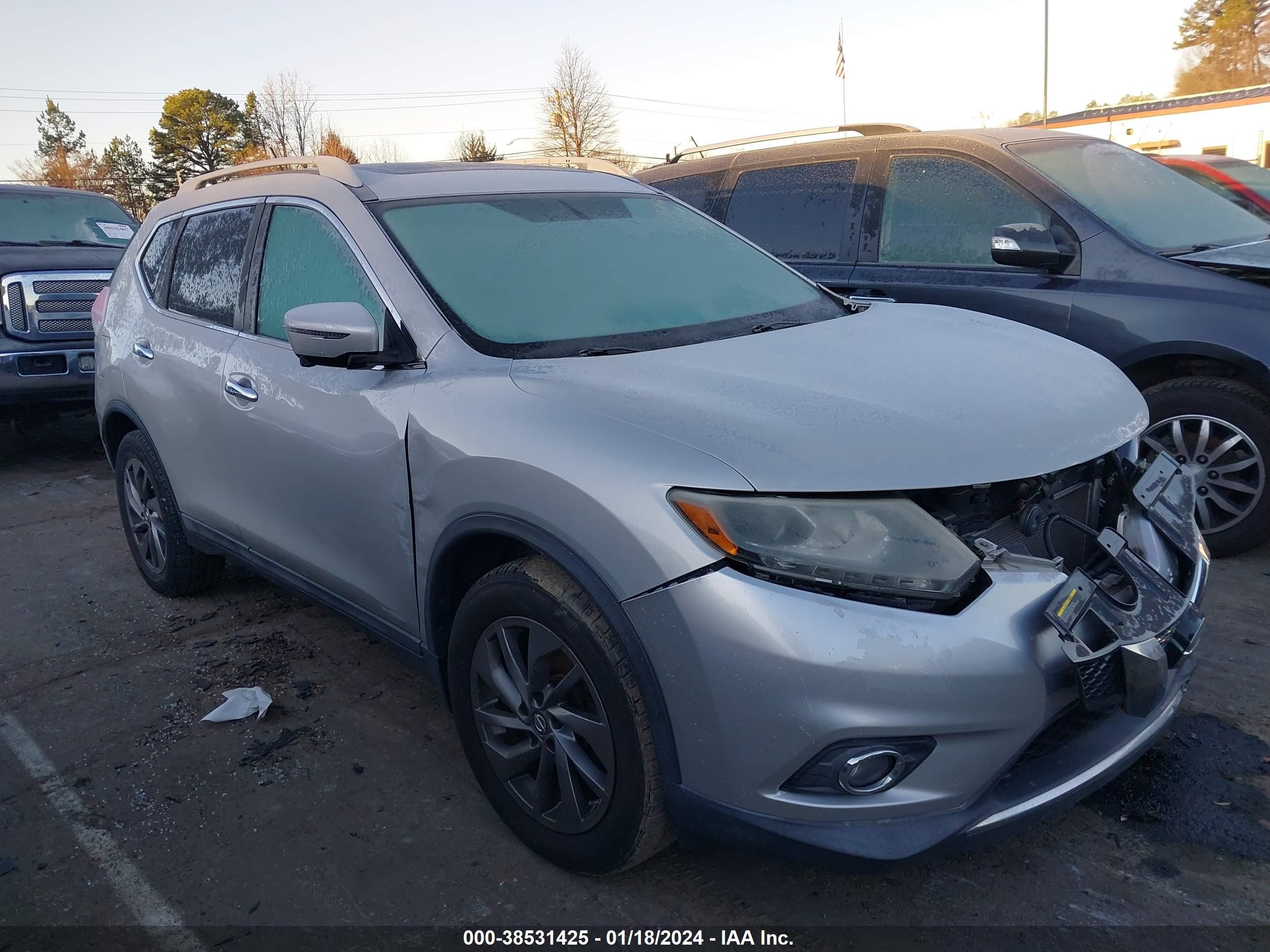 nissan rogue 2016 5n1at2mt5gc741146