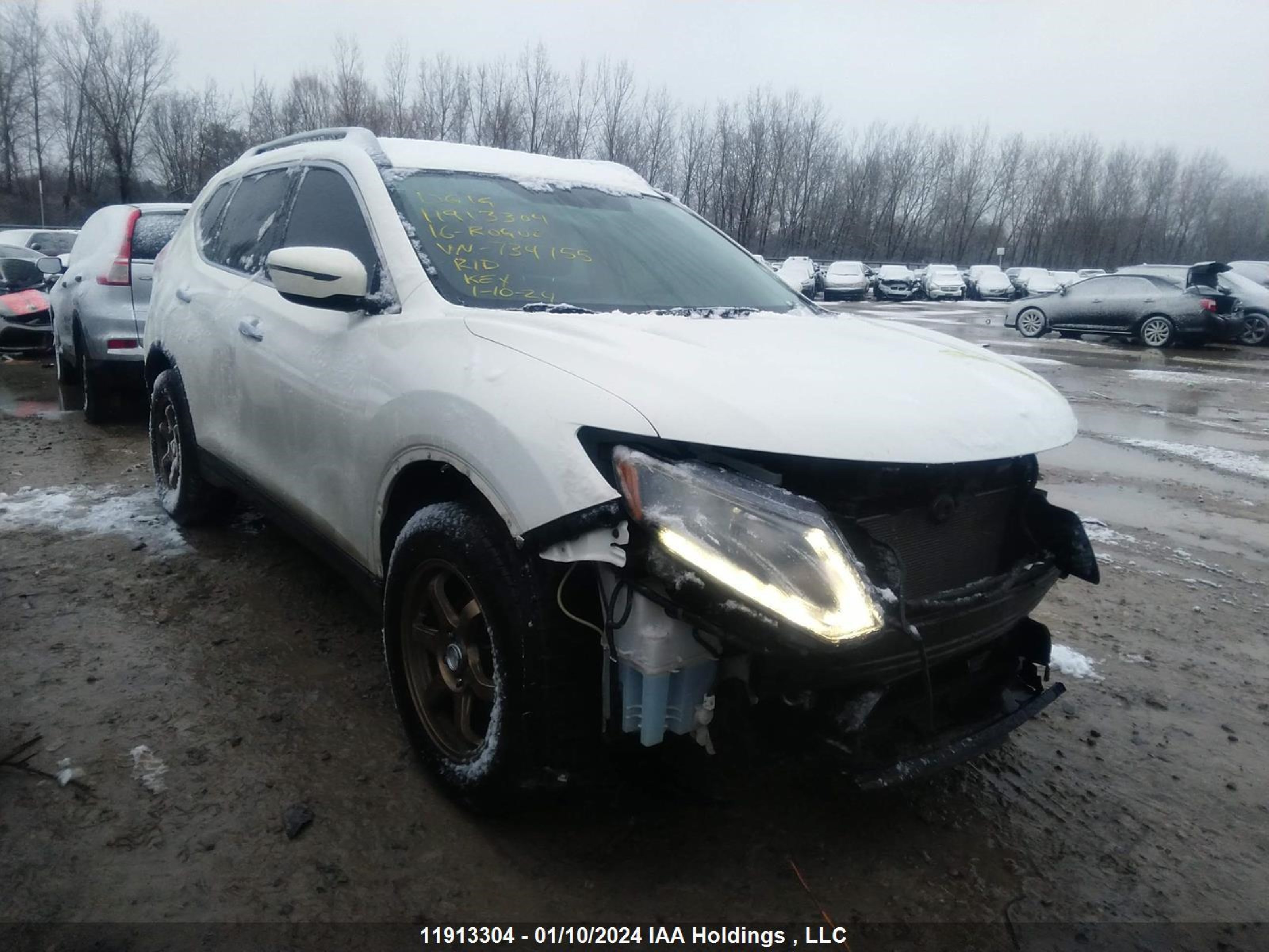 nissan rogue 2016 5n1at2mt6gc734755