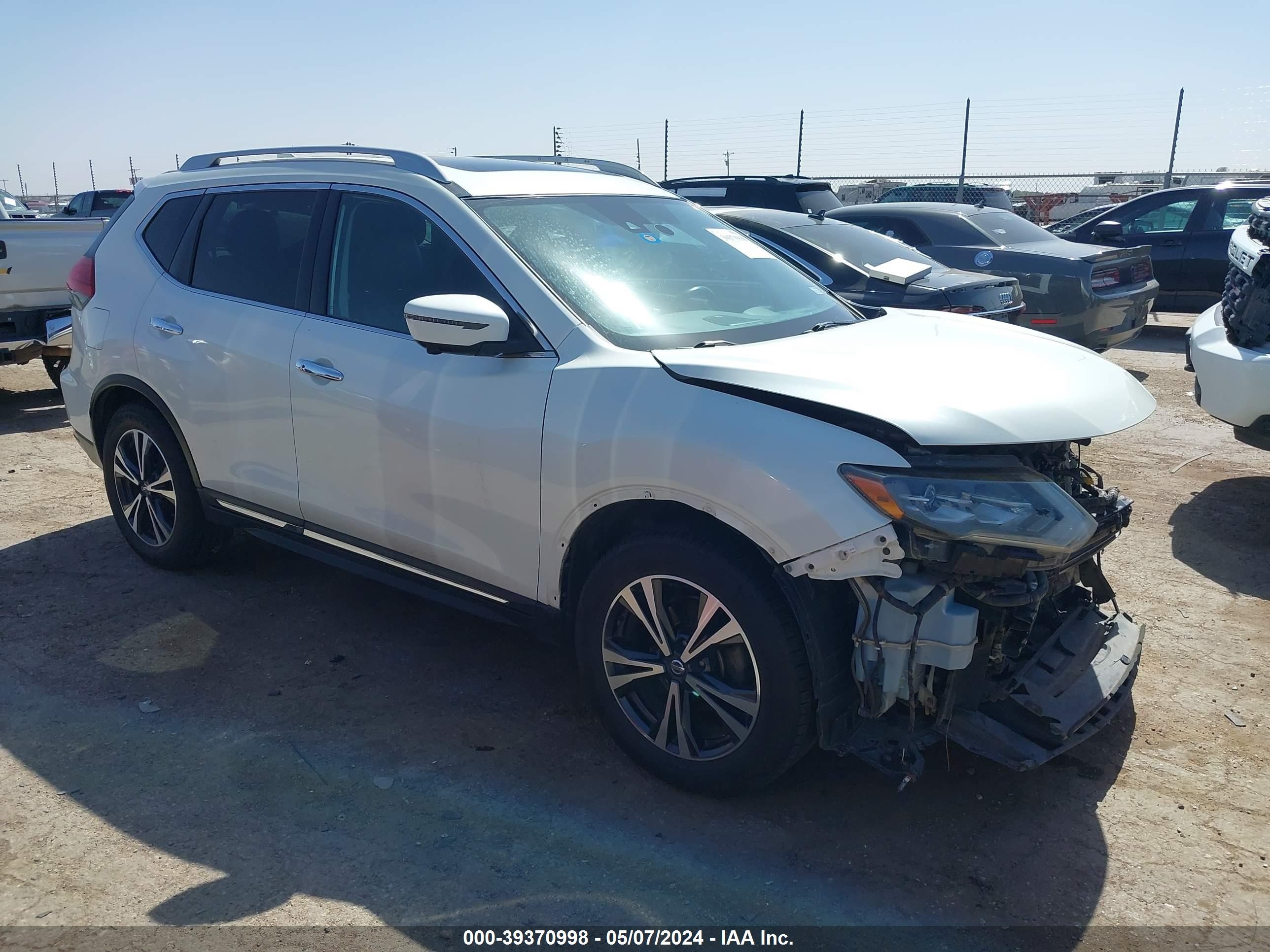 nissan rogue 2017 5n1at2mt6hc774917