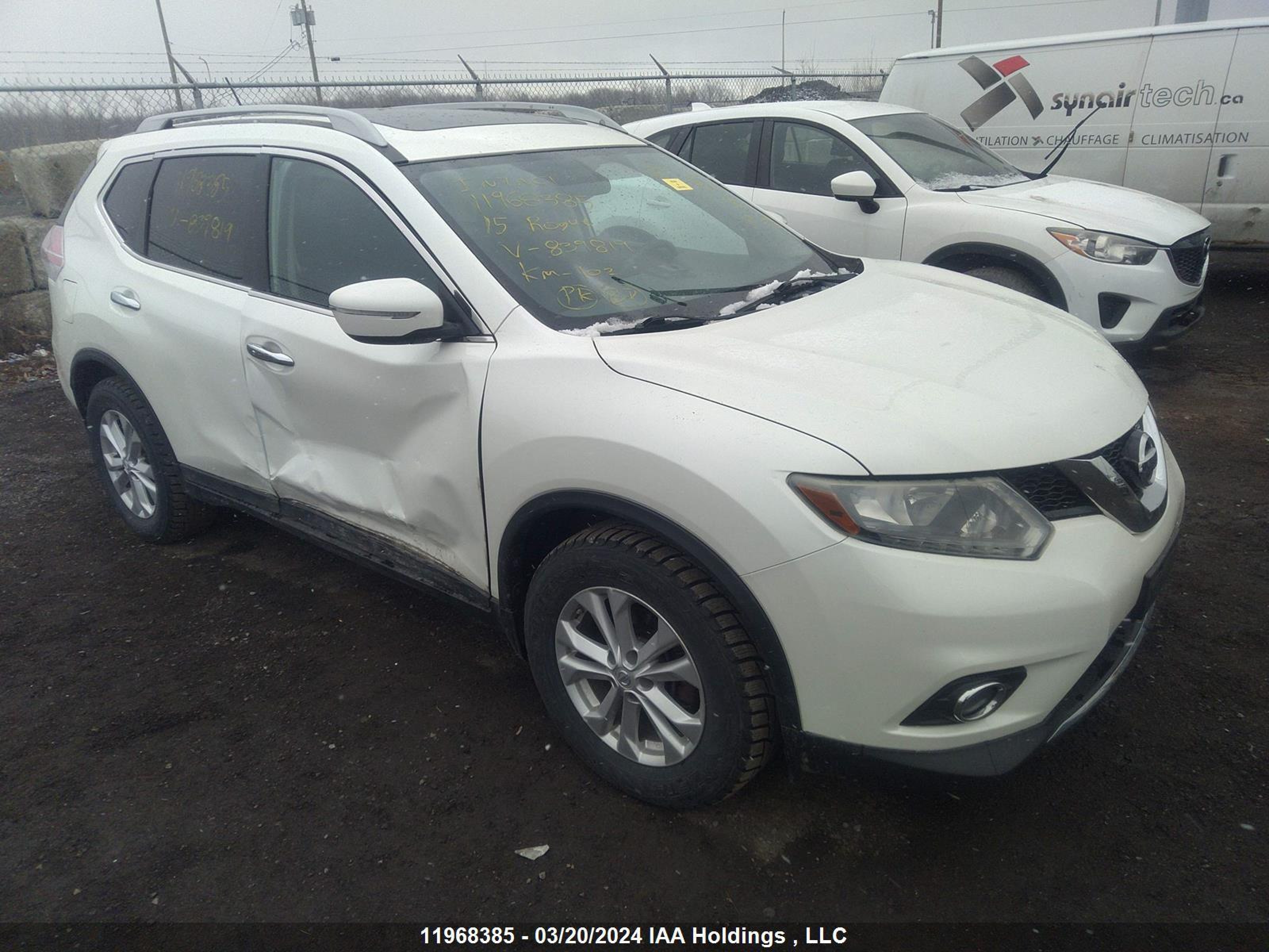 nissan rogue 2015 5n1at2mt7fc839819