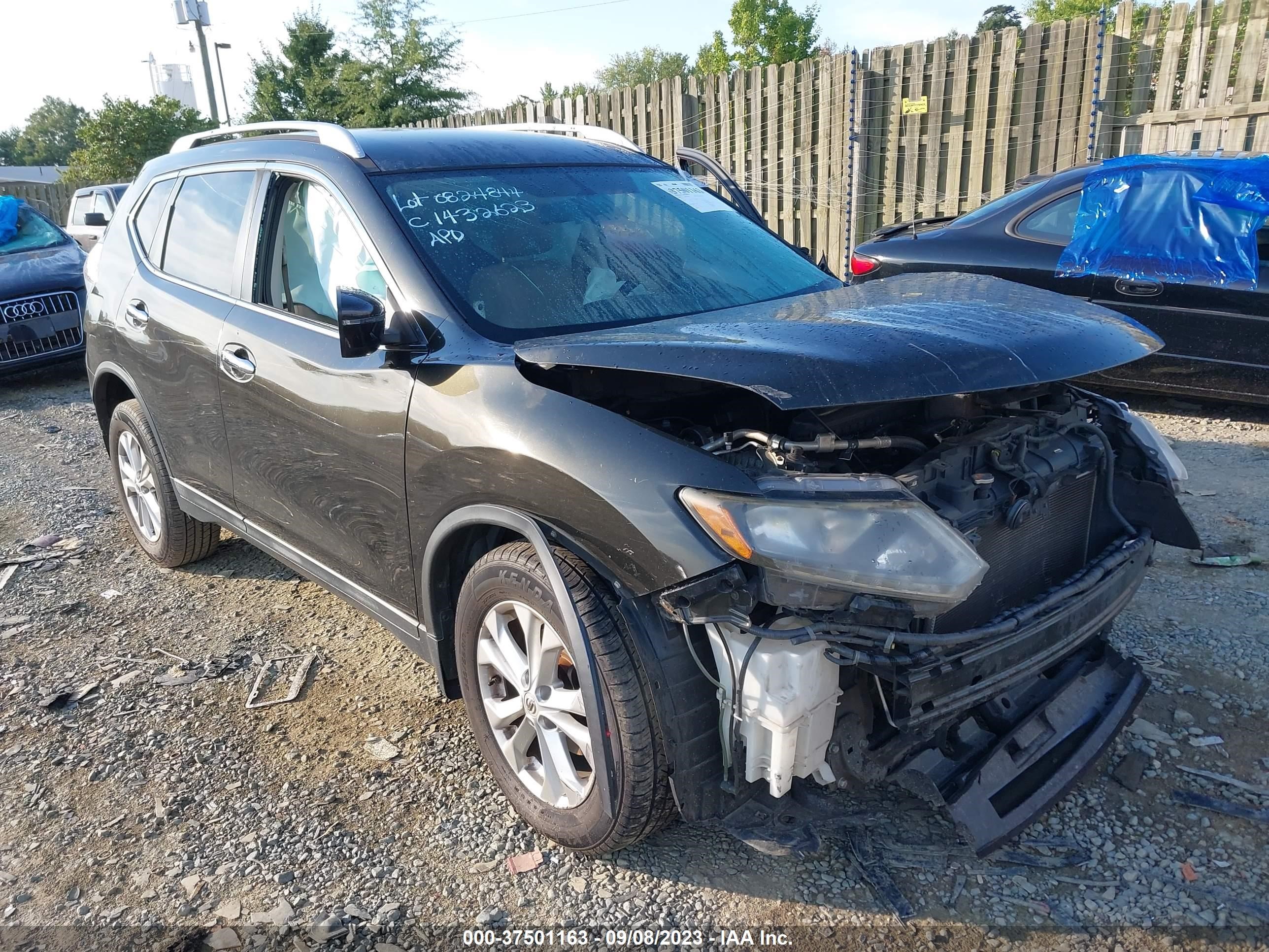 nissan rogue 2016 5n1at2mt8gc734532