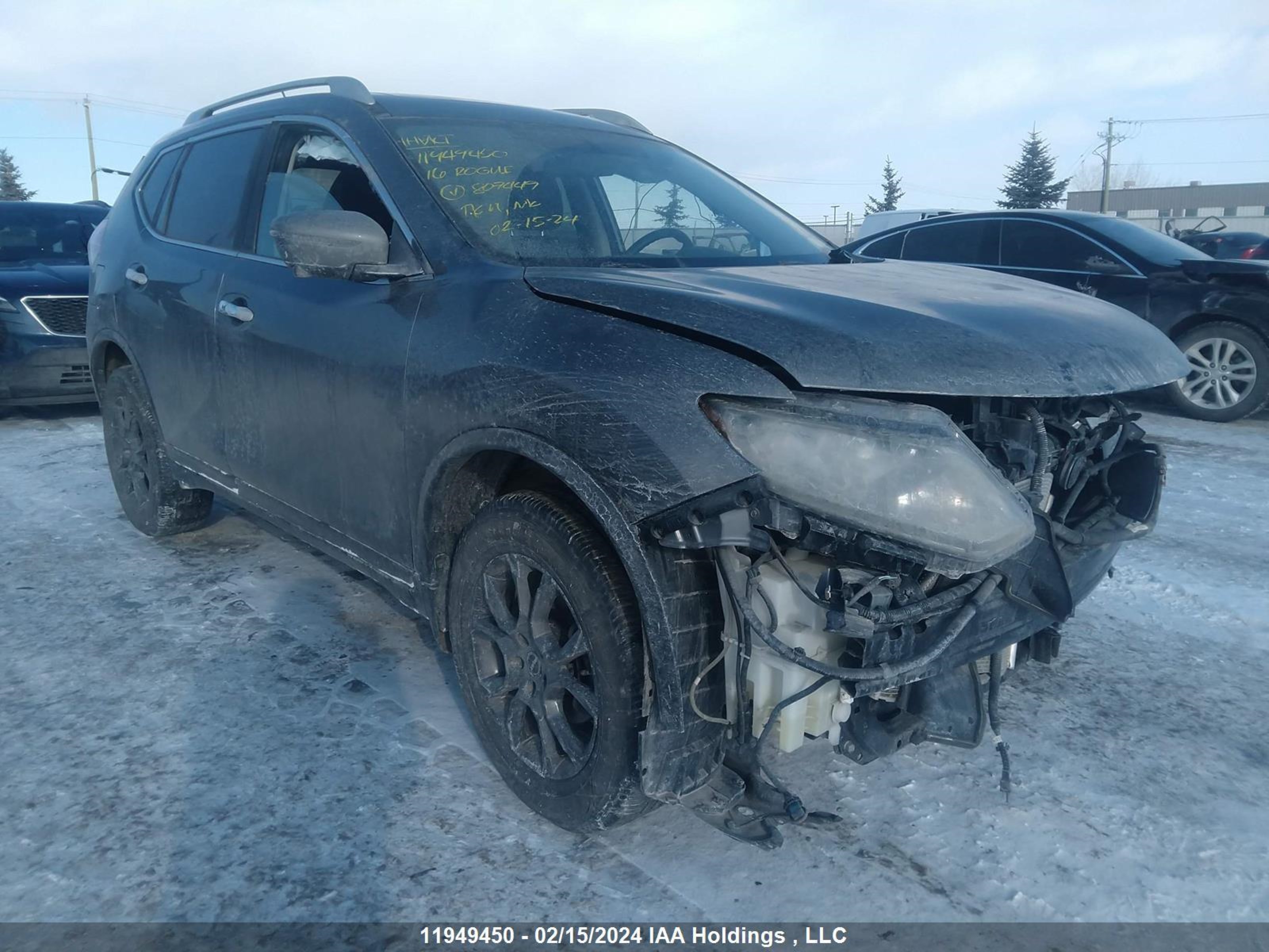 nissan rogue 2016 5n1at2mv1gc807449