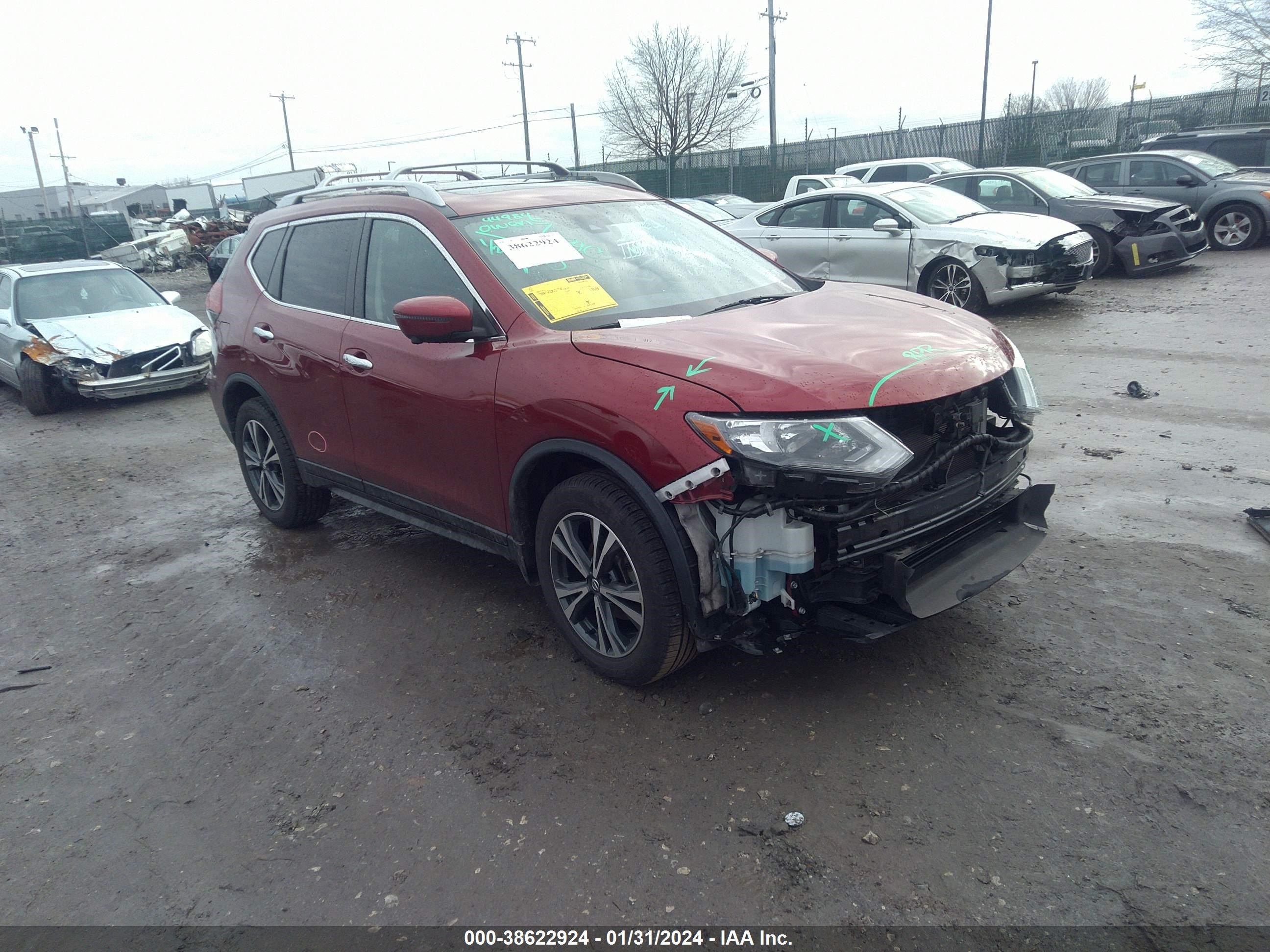 nissan rogue 2019 5n1at2mv5kc725183