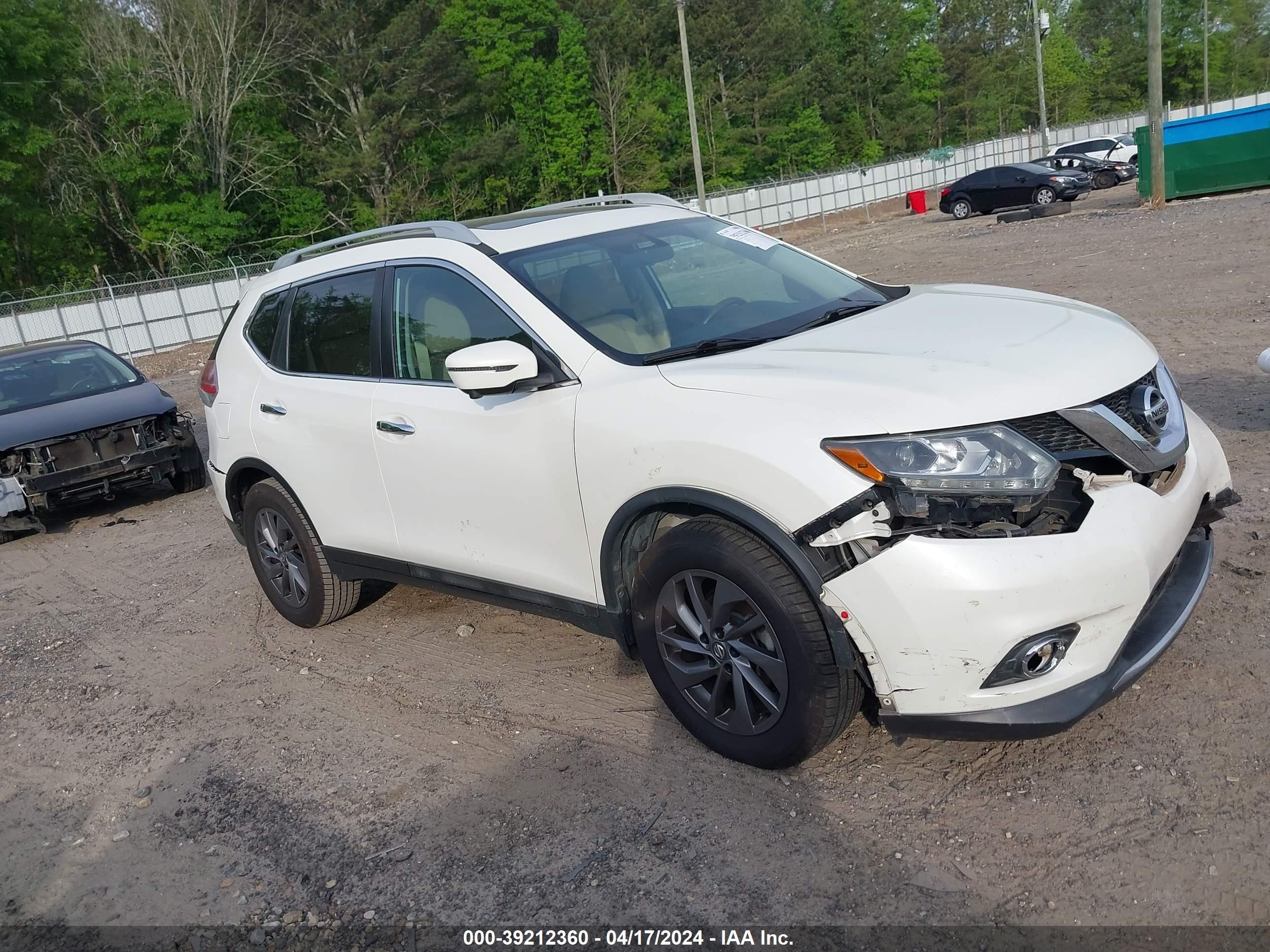 nissan rogue 2016 5n1at2mv8gc821235