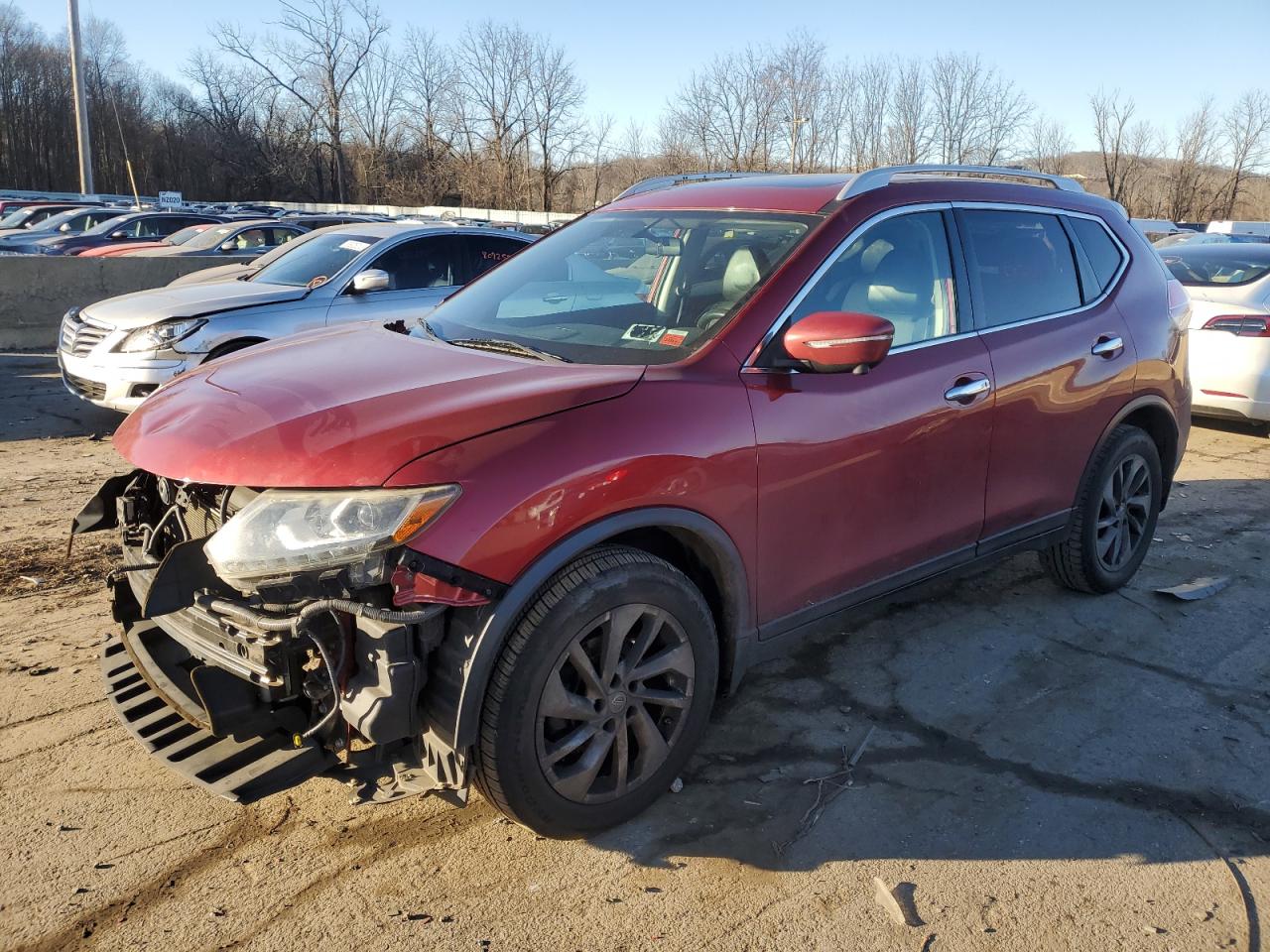 nissan rogue 2014 5n1at2mvxec815644