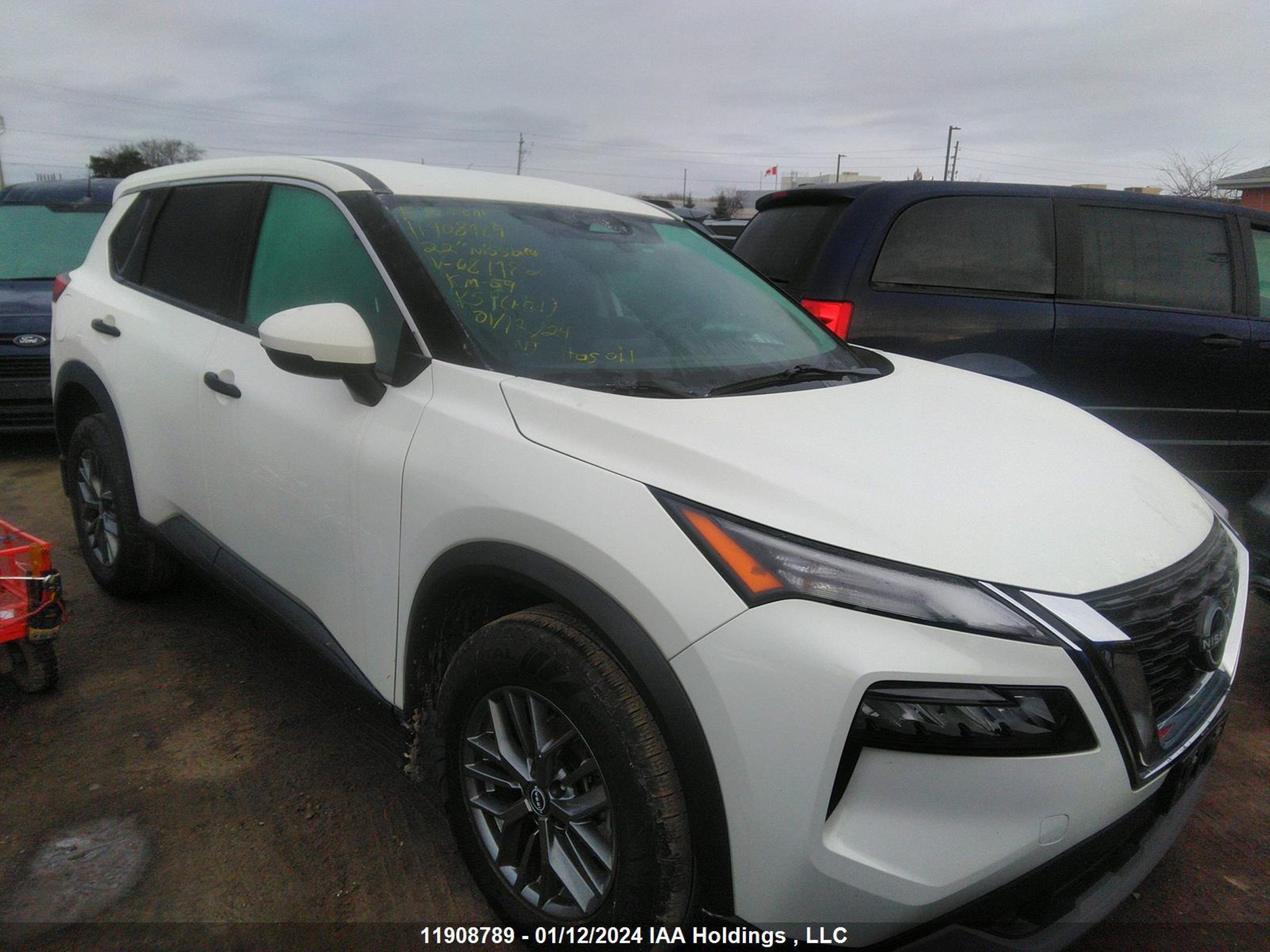 nissan rogue 2022 5n1at3ab8nc681782