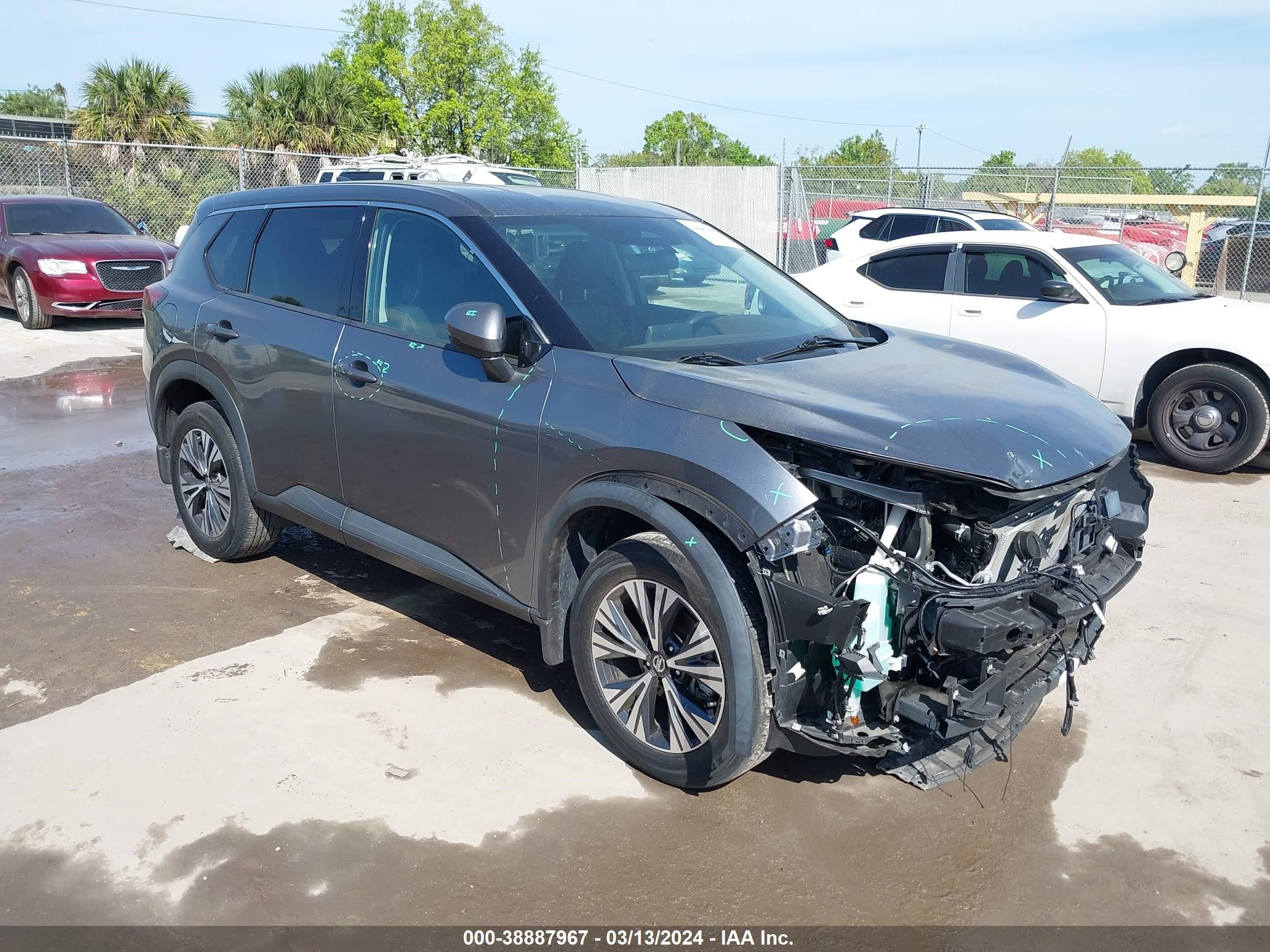 nissan rogue 2021 5n1at3ba9mc678586