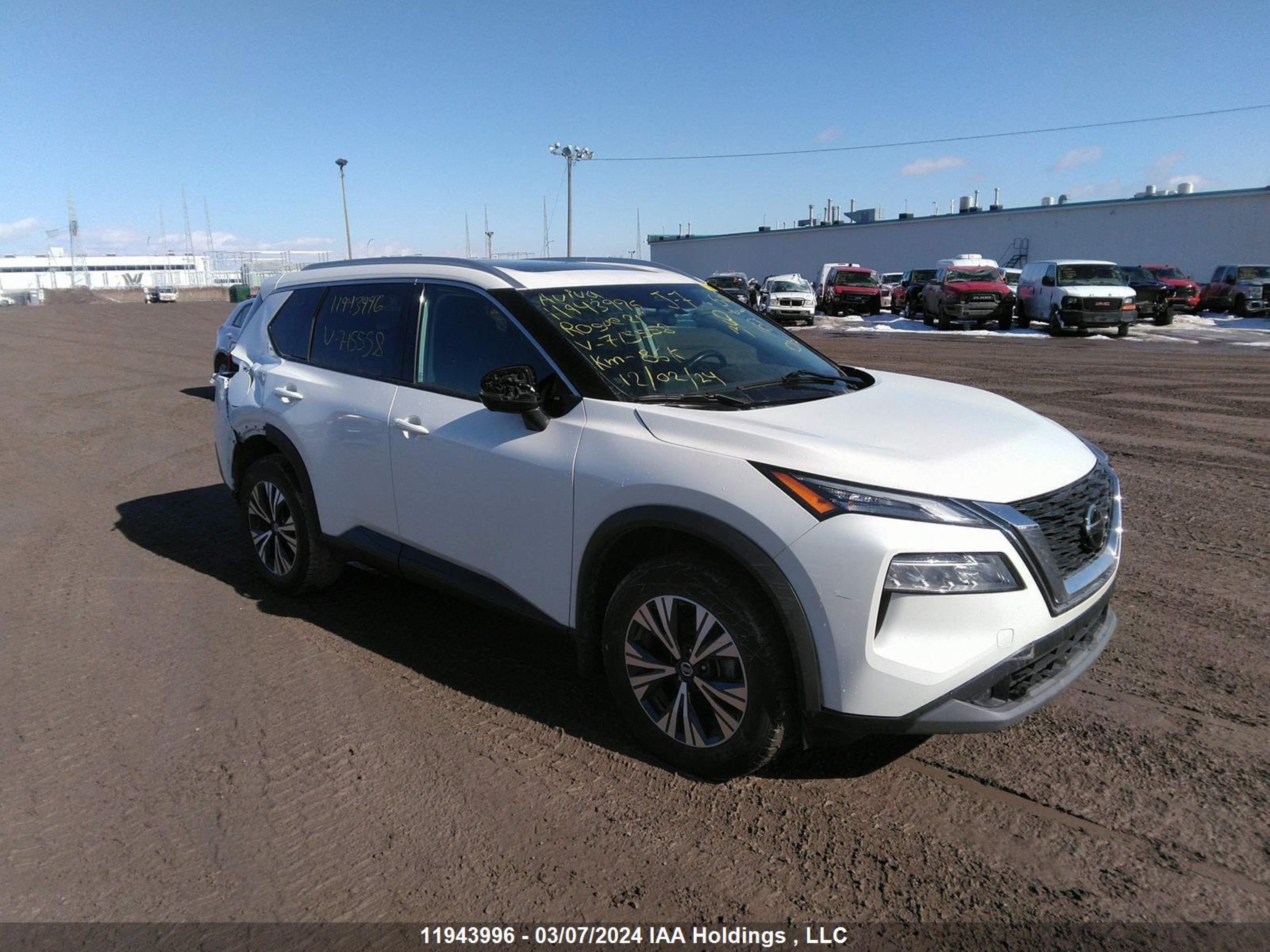 nissan rogue 2021 5n1at3bb3mc715558