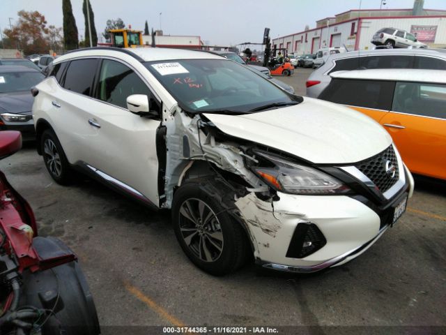 nissan murano 2021 5n1az2bj1mc111507