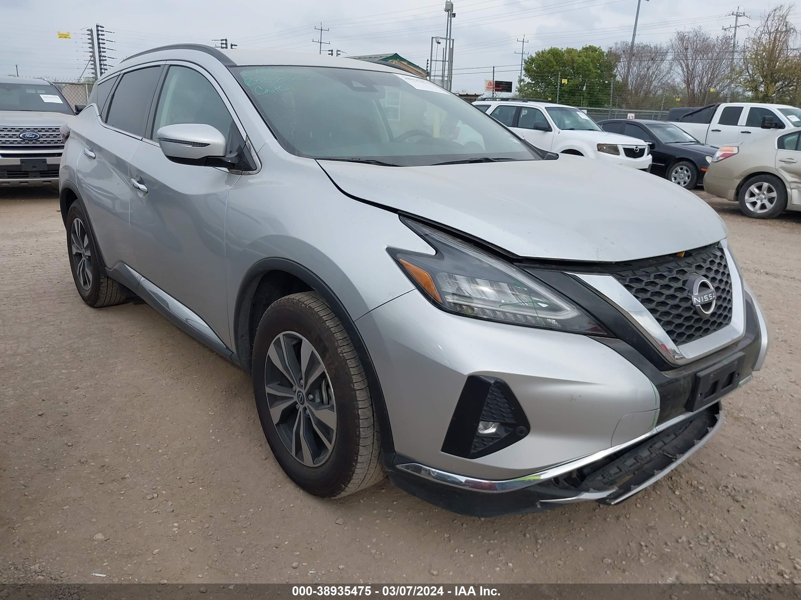 nissan murano 2023 5n1az2bj2pc122231