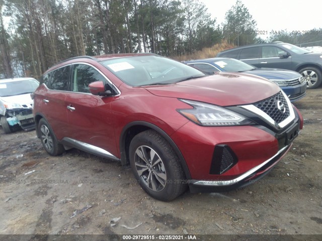 nissan murano 2020 5n1az2bj4ln166522