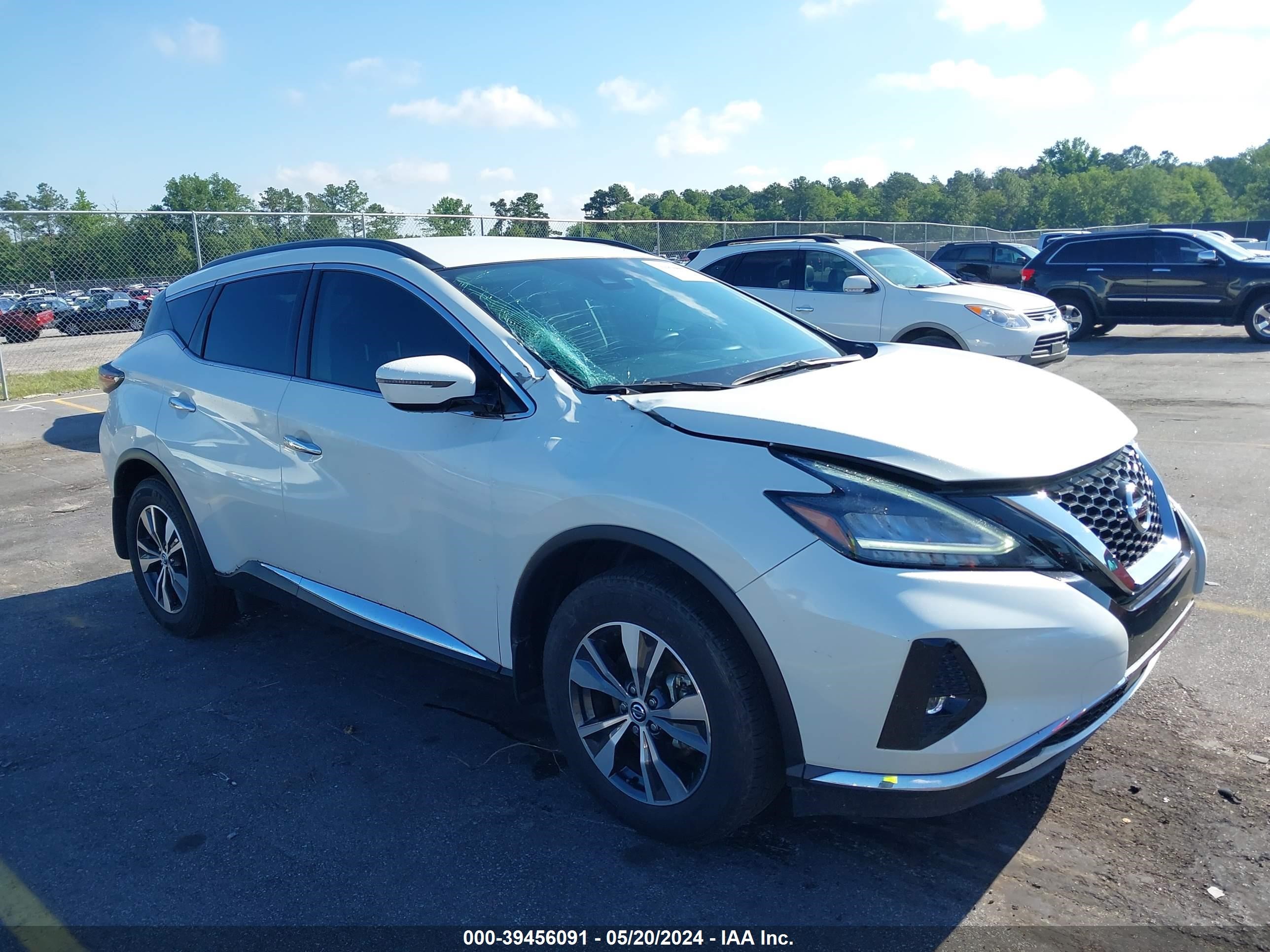 nissan murano 2021 5n1az2bj5mc127063