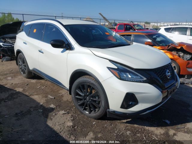 nissan murano 2022 5n1az2bj5nc125069