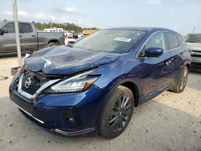 nissan murano sv 2021 5n1az2bj6mc110658