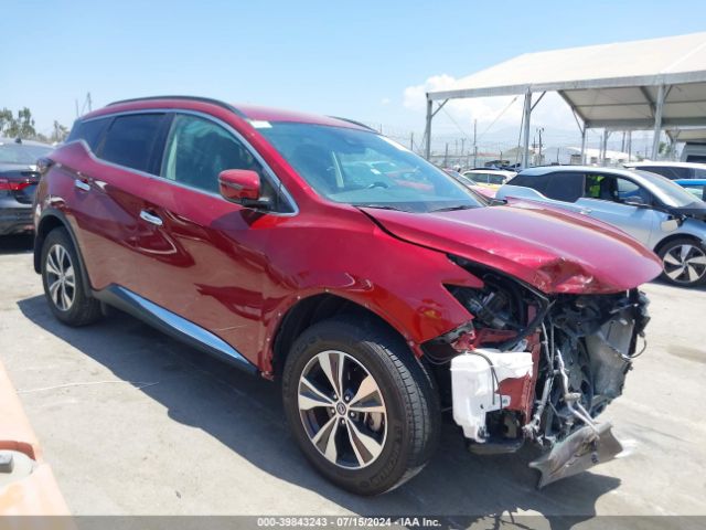 nissan murano 2022 5n1az2bj6nc107857