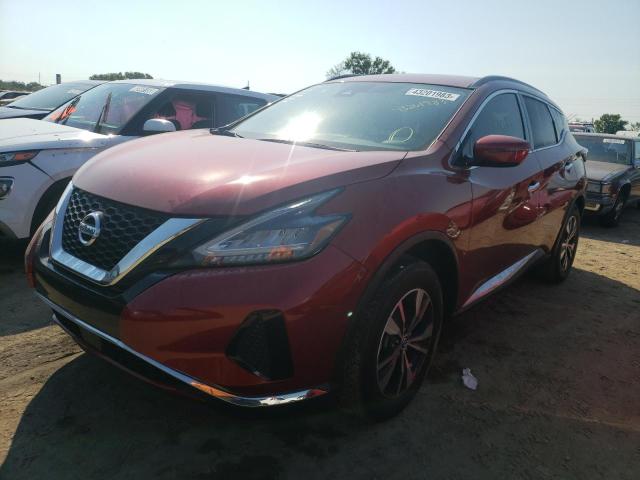 nissan murano sv 2020 5n1az2bj7ln110073