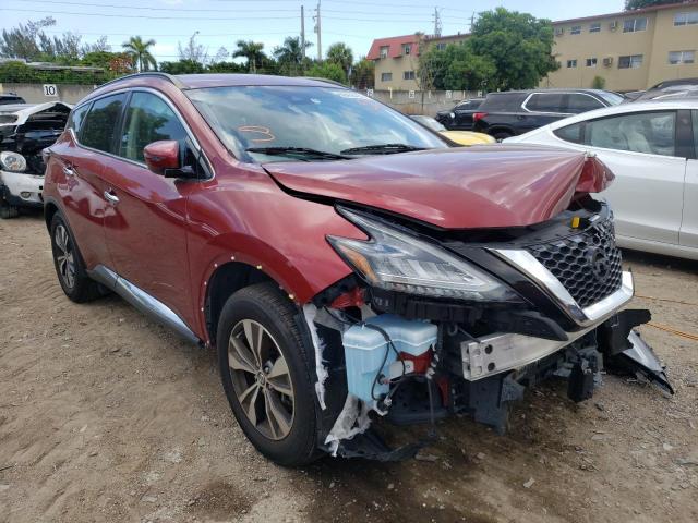 nissan murano sv 2020 5n1az2bj7ln136883