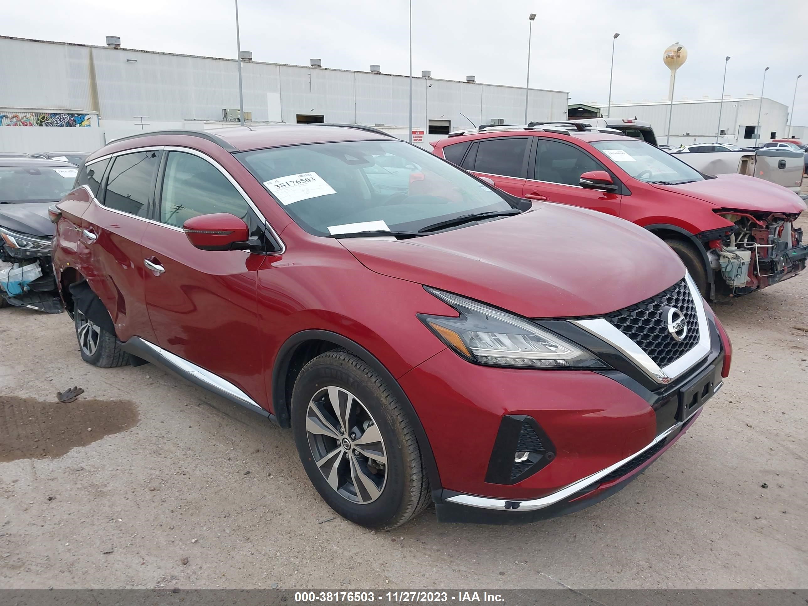 nissan murano 2021 5n1az2bj7mc135908