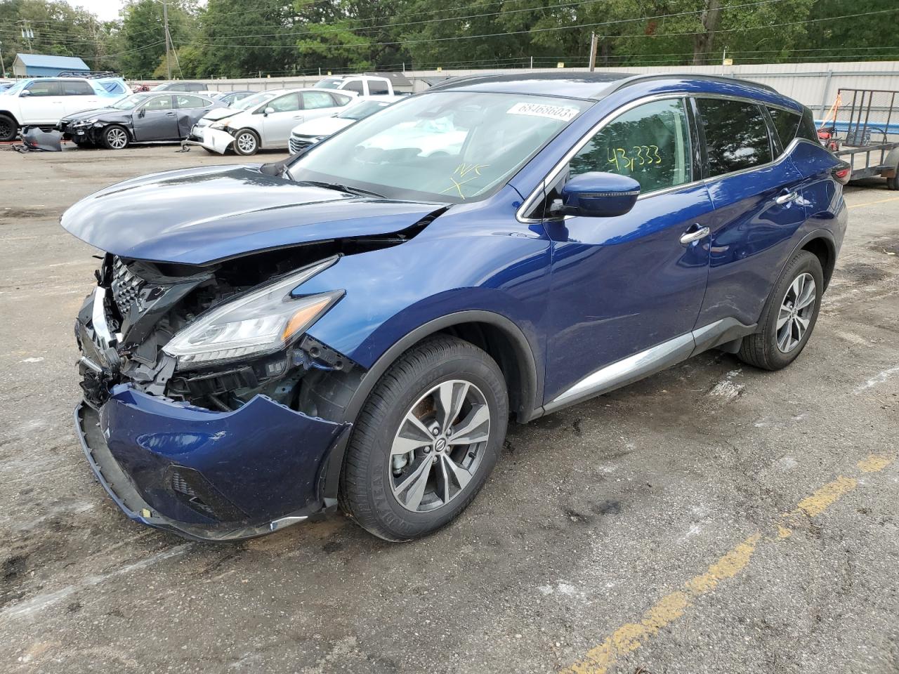 nissan murano 2021 5n1az2bj8mc103971