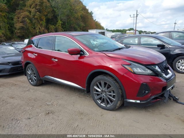 nissan murano 2021 5n1az2bj9mc129480