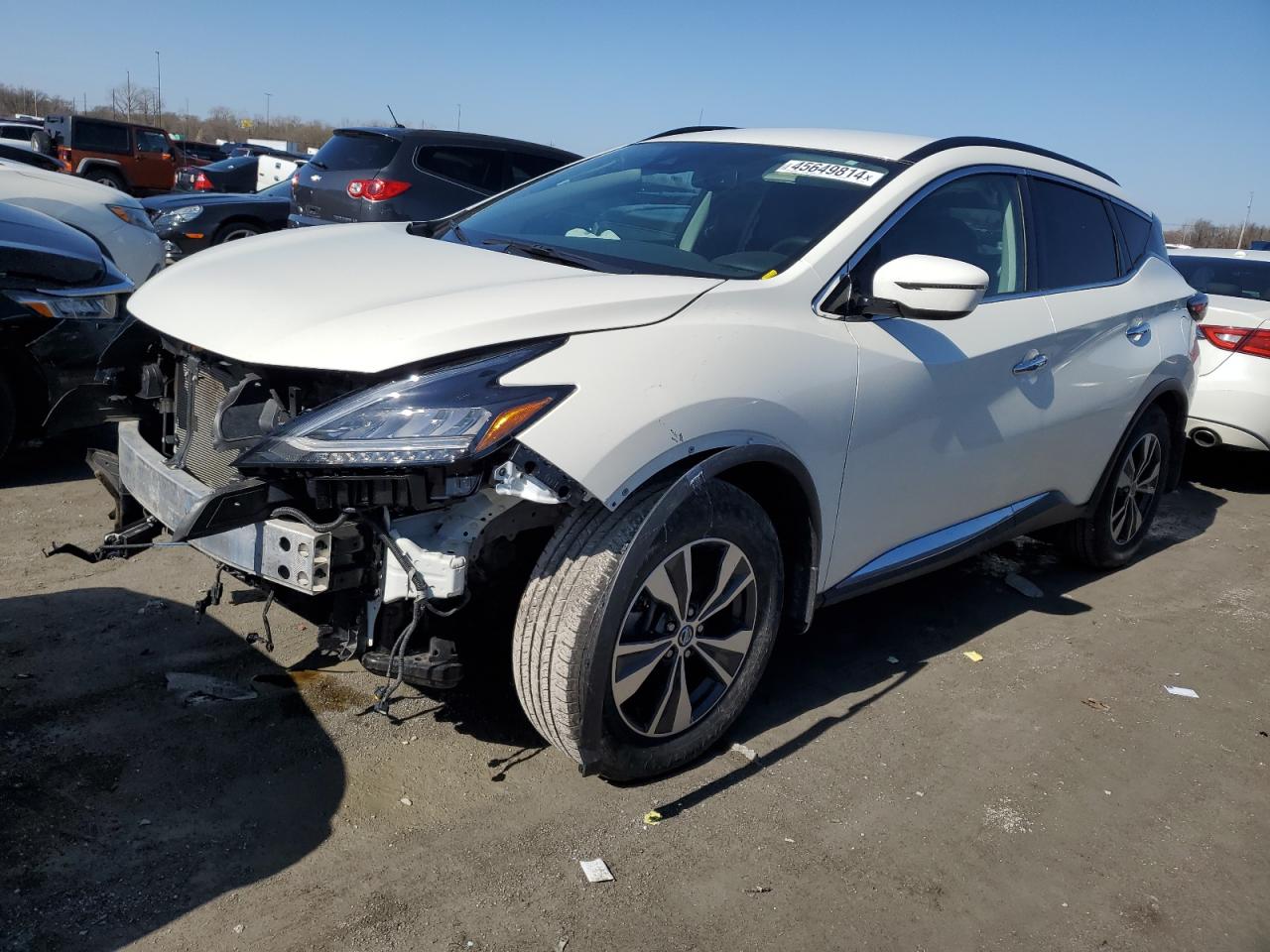 nissan murano 2022 5n1az2bs1nc111436