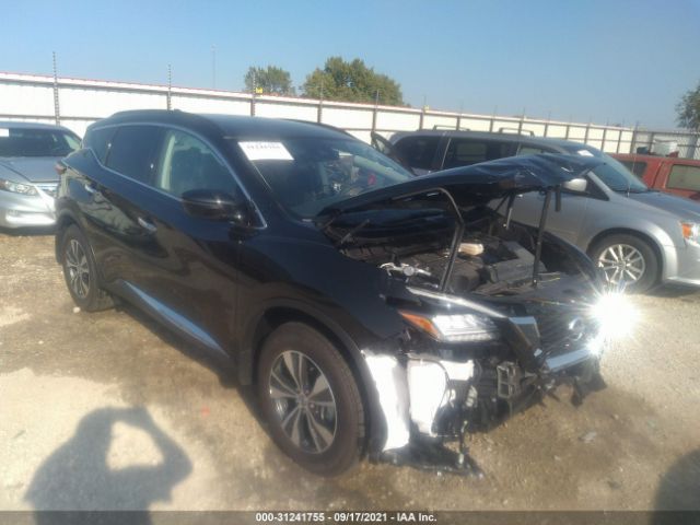 nissan murano 2021 5n1az2bs3mc132805