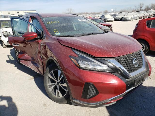 nissan murano sv 2020 5n1az2bs6ln138603