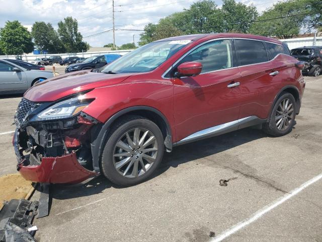 nissan murano sv 2021 5n1az2bs6mc143524