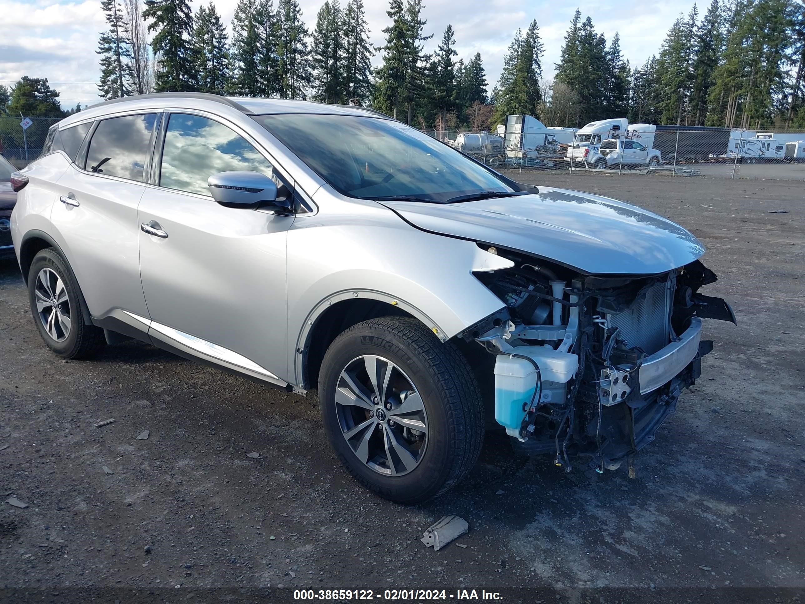 nissan murano 2023 5n1az2bs6pc110625