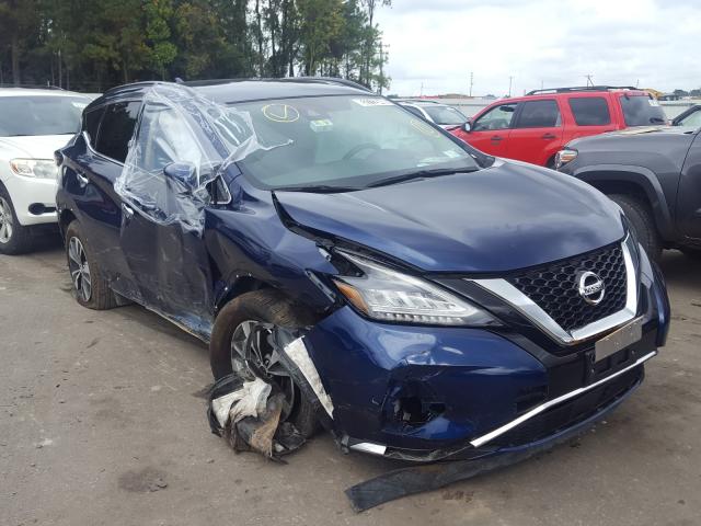 nissan murano sv 2020 5n1az2bs8ln124525