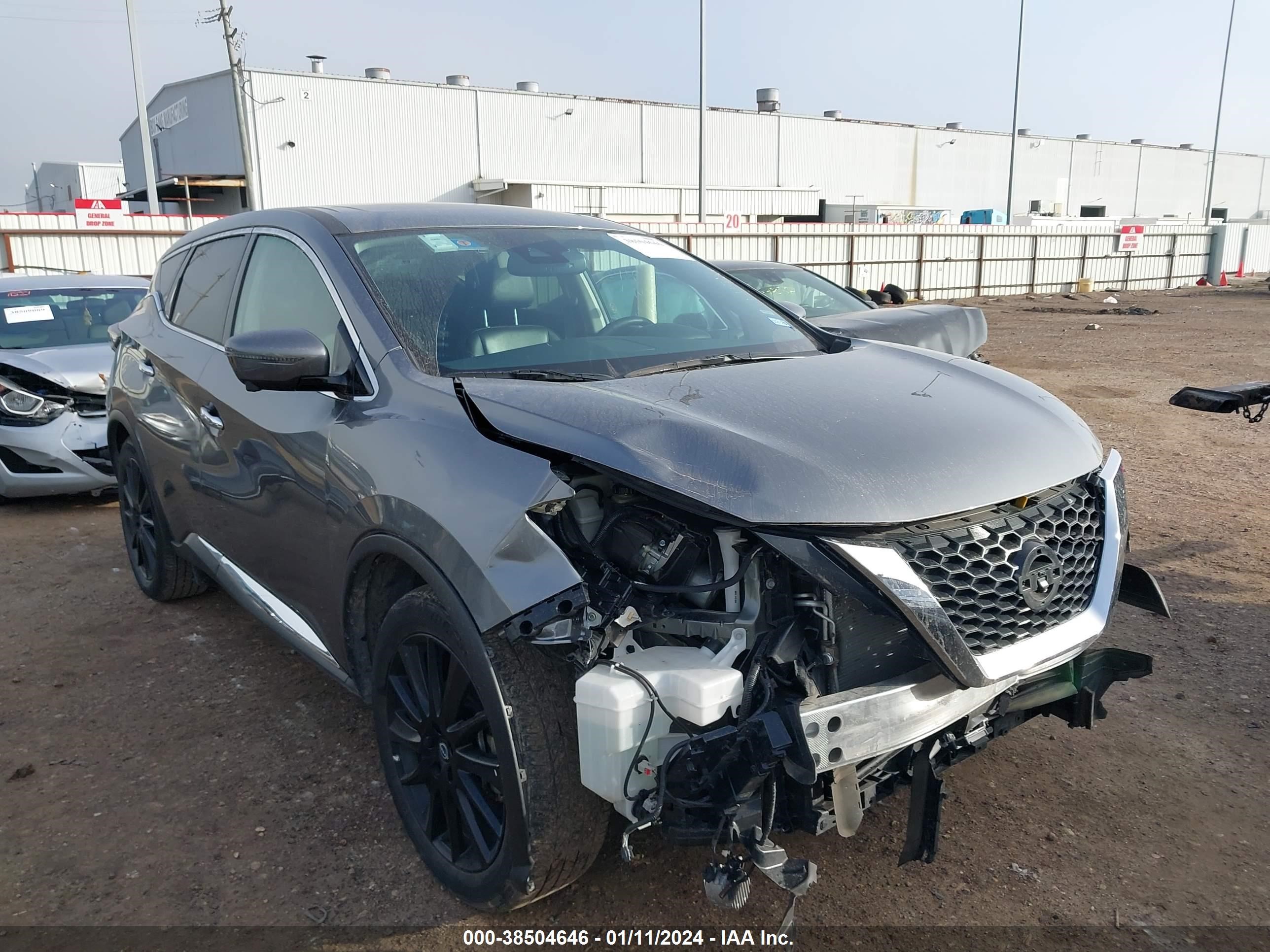 nissan murano 2023 5n1az2cj0pc129063