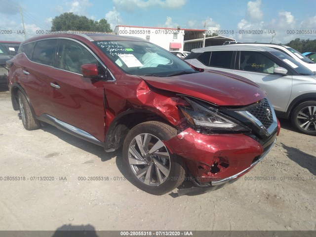 nissan murano 2020 5n1az2cj4ln129002