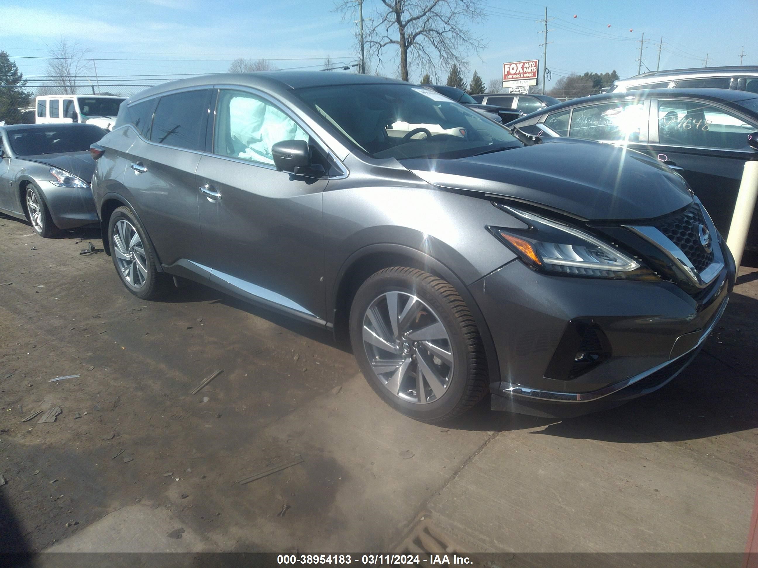 nissan murano 2021 5n1az2cs3mc145584