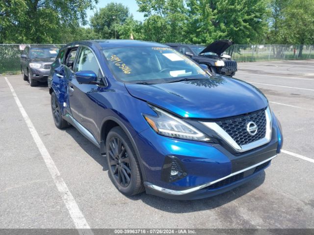 nissan murano 2022 5n1az2csxnc109098