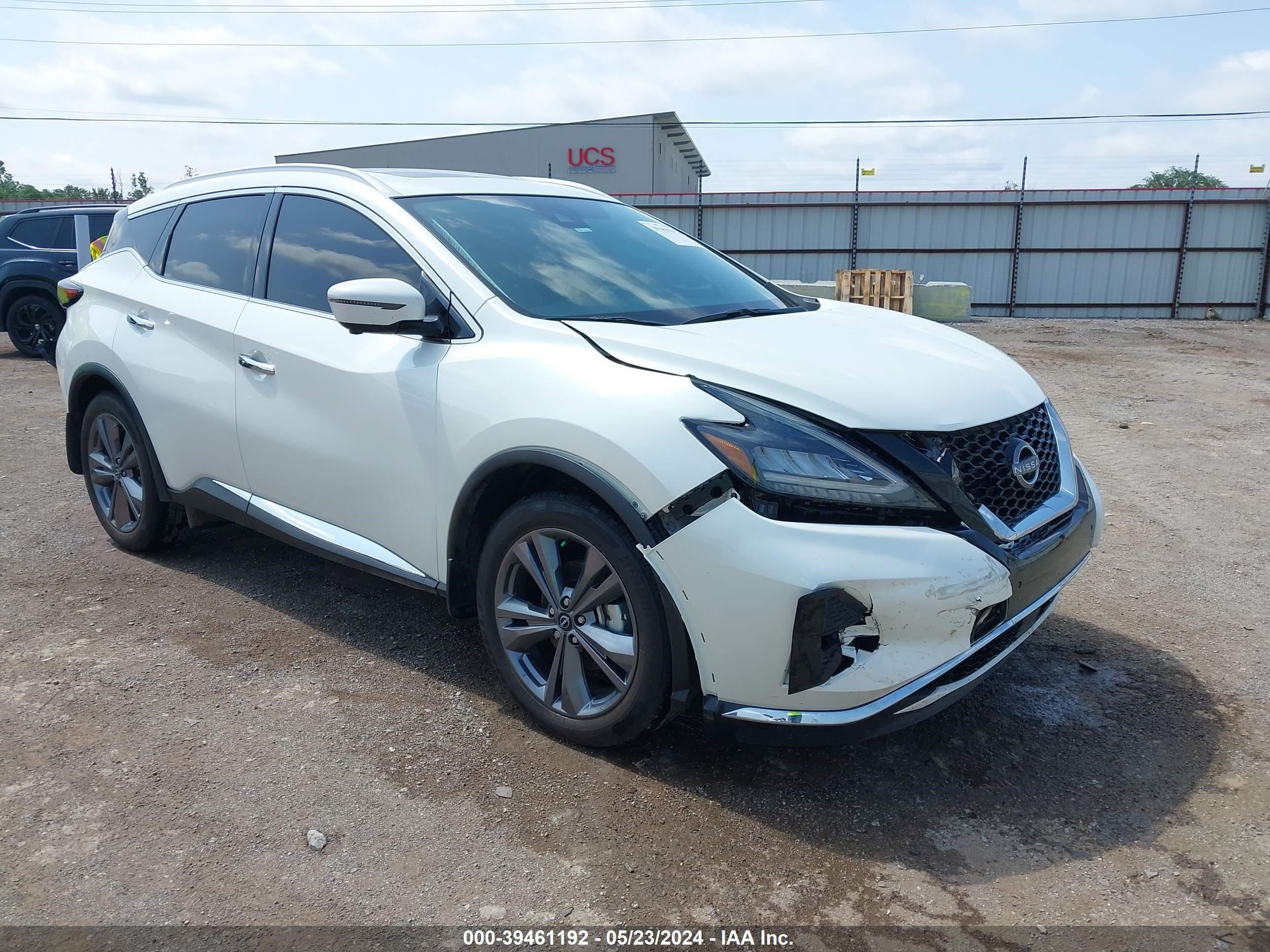 nissan murano 2023 5n1az2dj2pc139284