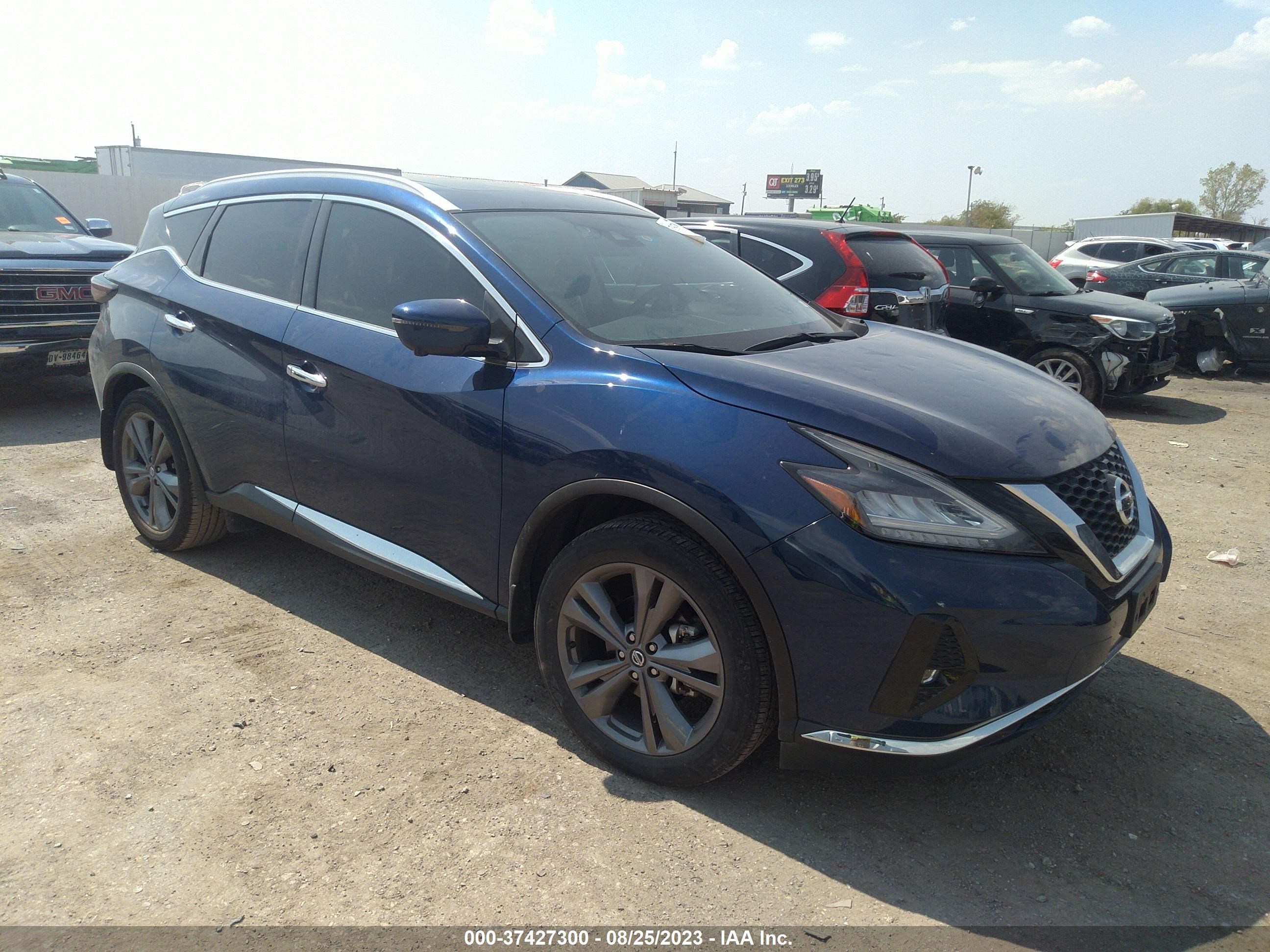 nissan murano 2021 5n1az2dj4mc104936