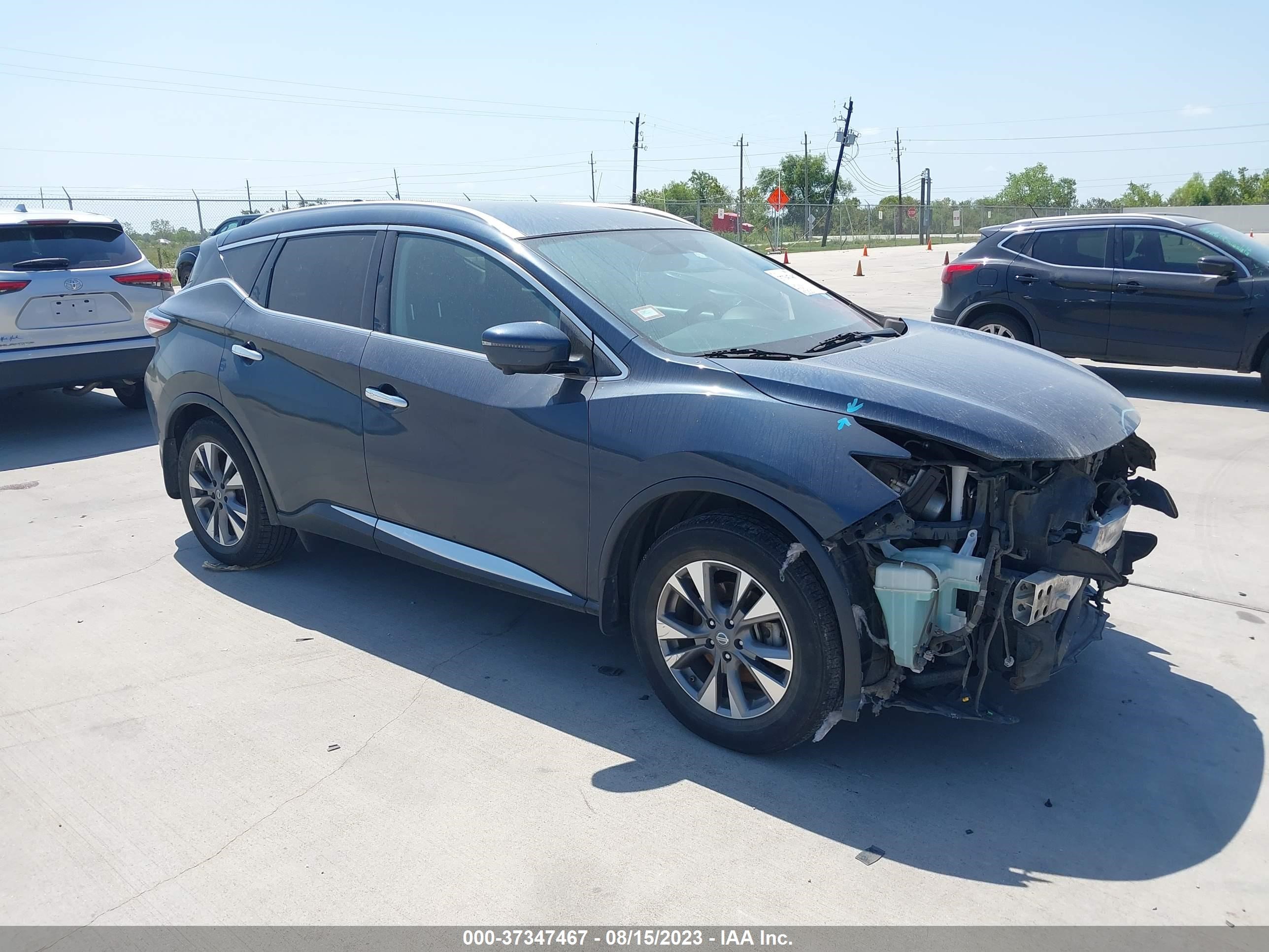 nissan murano 2017 5n1az2mg0hn106651