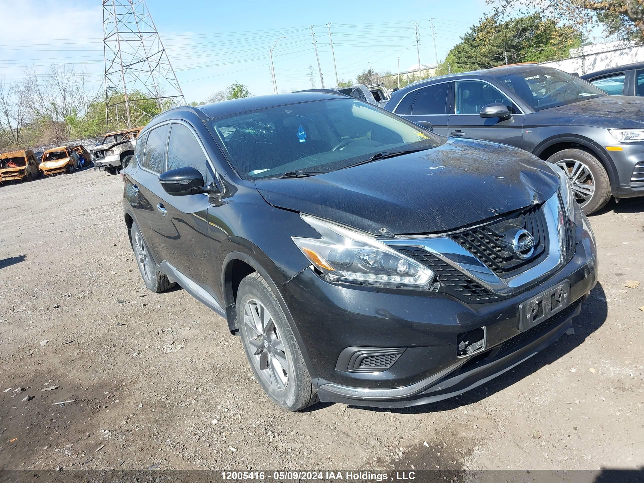 nissan murano 2018 5n1az2mg0jn133404