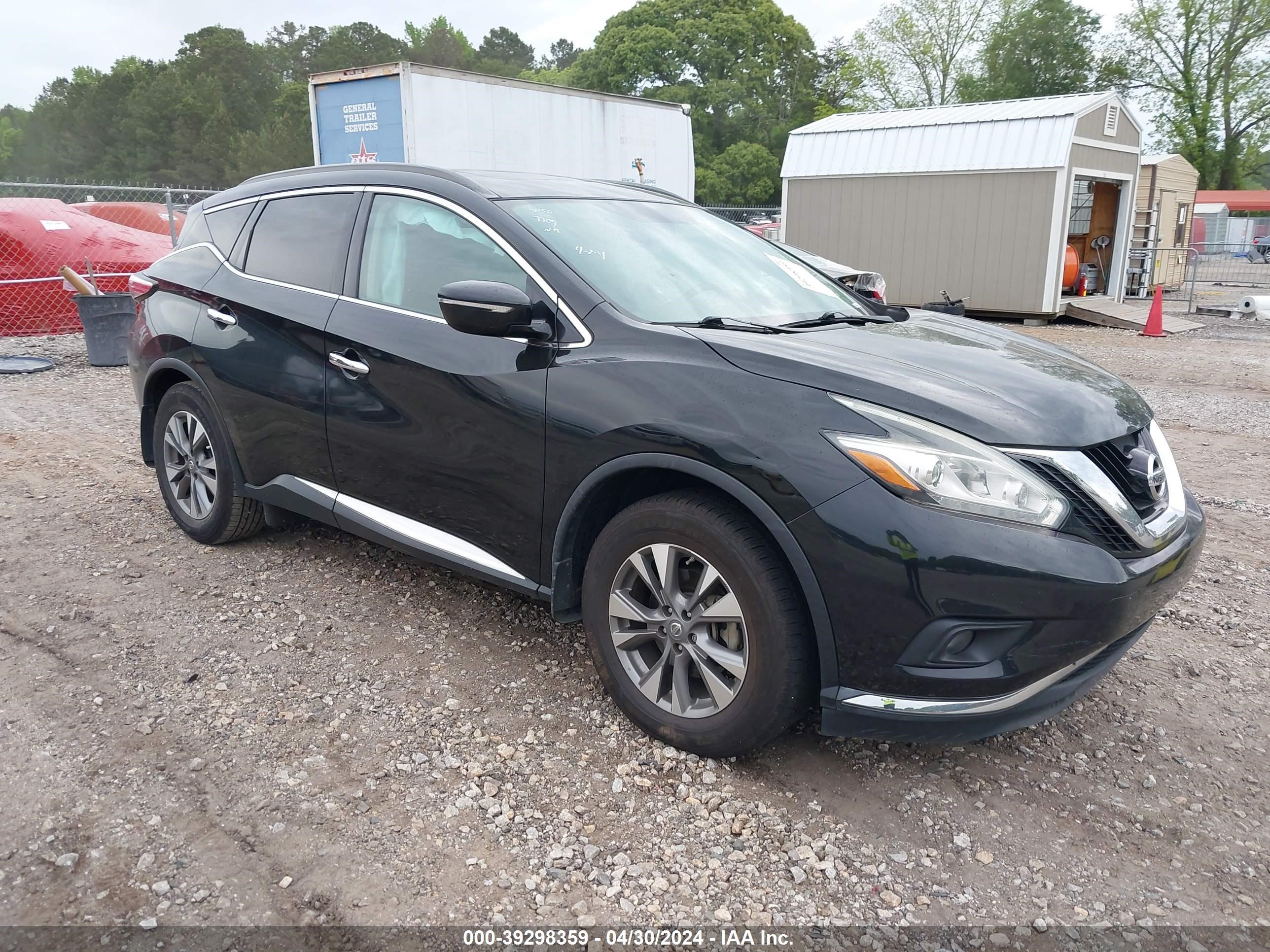 nissan murano 2015 5n1az2mg1fn227704