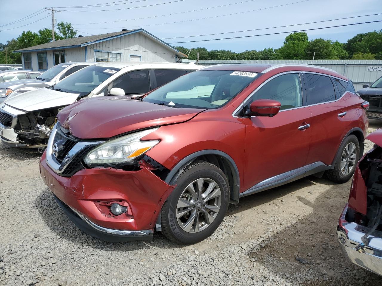 nissan murano 2016 5n1az2mg1gn126535