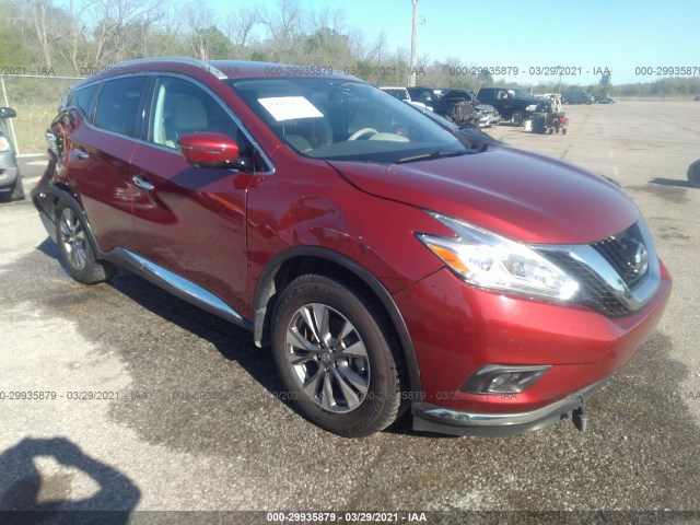 nissan murano 2016 5n1az2mg1gn149362