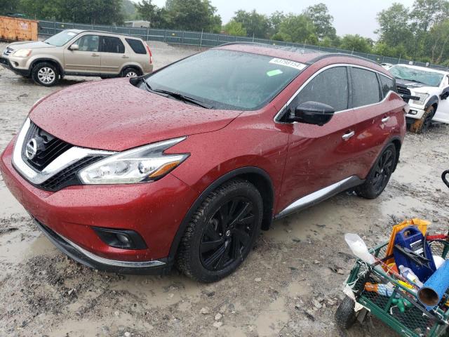 nissan murano 2017 5n1az2mg1hn170133