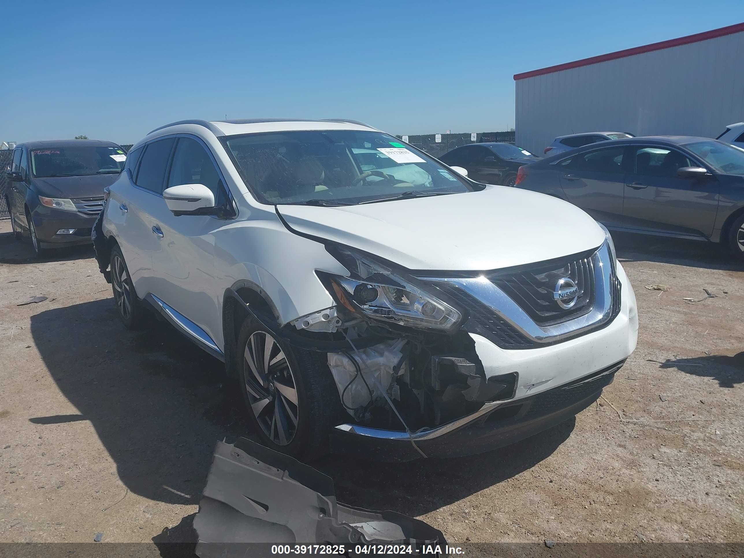 nissan murano 2018 5n1az2mg1jn122427