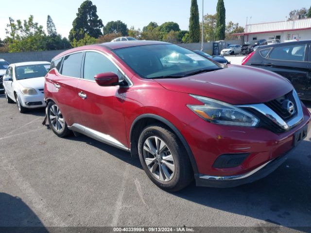 nissan murano 2018 5n1az2mg1jn171319