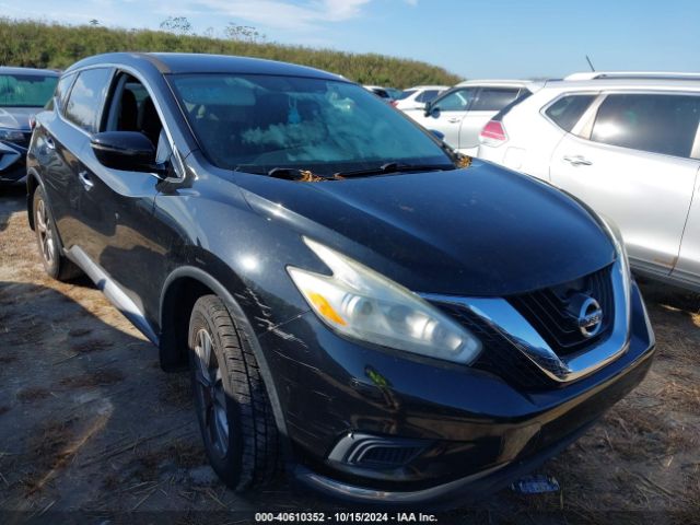 nissan murano 2016 5n1az2mg2gn114121