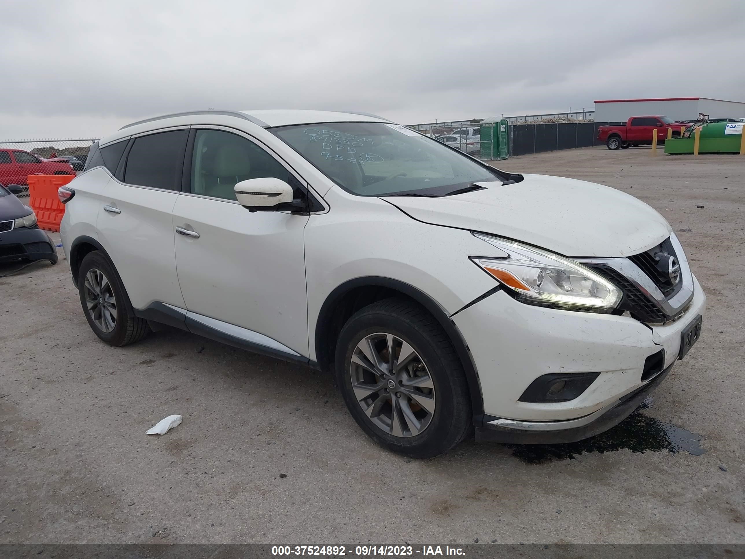 nissan murano 2017 5n1az2mg2hn197874