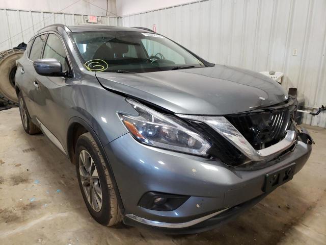 nissan murano s 2018 5n1az2mg3jn134692